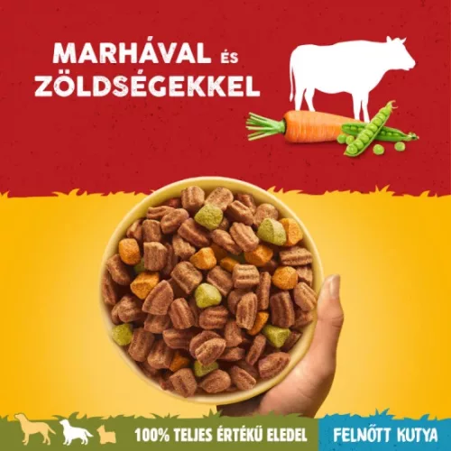 PEDIGREE Száraz Marha & Zöldség 3kg