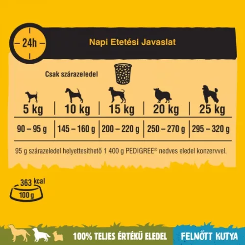PEDIGREE Száraz Marha & Zöldség 3kg