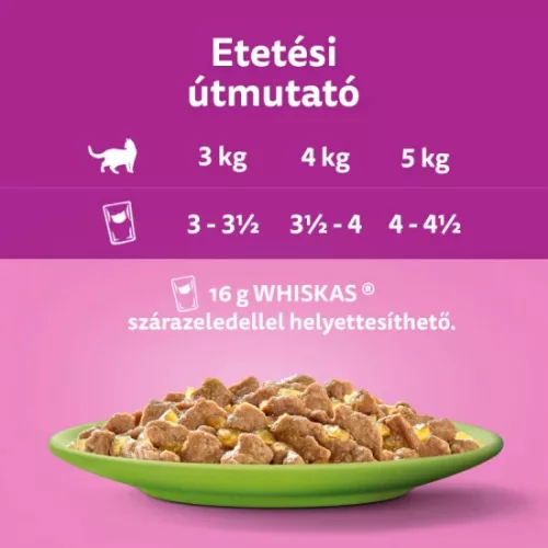 Whiskas alutasak Multipack halas-húsos válogatás 40x85g