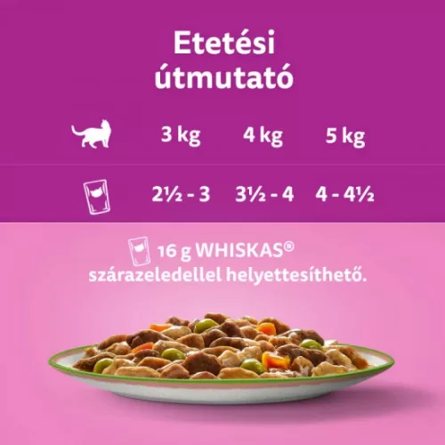 Whiskas alutasak Multipack Tasty Mix Chef's choice mártásban 4x85g