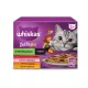 Whiskas alutasak Multipack Tasty Mix Chef's choice mártásban 12x85g