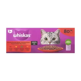   Whiskas alutasak Multipack klasszikus válogatás mártásban 80x85g