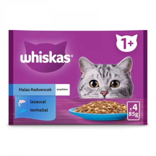 Whiskas alutasak Multipack halas aszpikban  4x85g