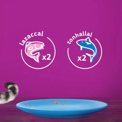 Whiskas alutasak Multipack halas aszpikban  4x85g