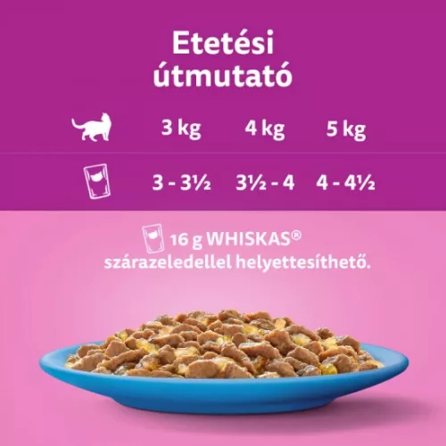 Whiskas alutasak Multipack halas aszpikban  4x85g