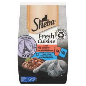 SHEBA Mini 6x50g Fresh Taste of Paris