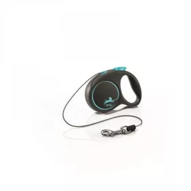   Flexi Black Design zsinóros automata póráz XS 3m 8kg-ig kék