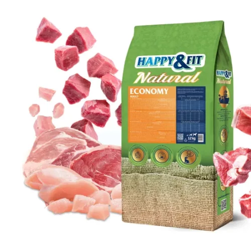 Happy&Fit Natural Economy Adult 12+2kg