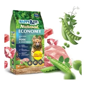   Happy&Fit Natural Economy Adult with Pork and Vegetables 12+2kg