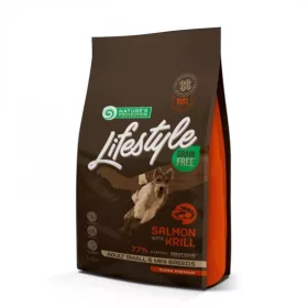   Natures Protection Lifestyle Dog Adult Grain Free Salmon with krill Small & mini 1,5kg
