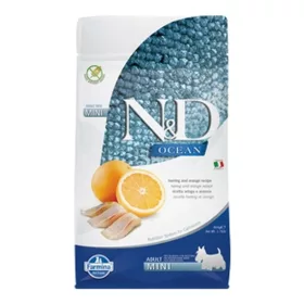 N&D Dog Ocean hering & narancs adult mini 800g