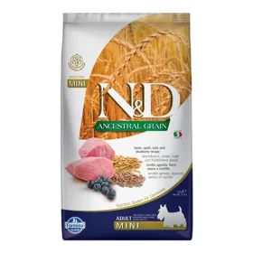   N&D Dog Ancestral Grain bárány, tönköly, zab & áfonya adult mini 2,5kg