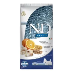   N&D Dog Ocean tőkehal, tönköly, zab & narancs adult mini 7kg