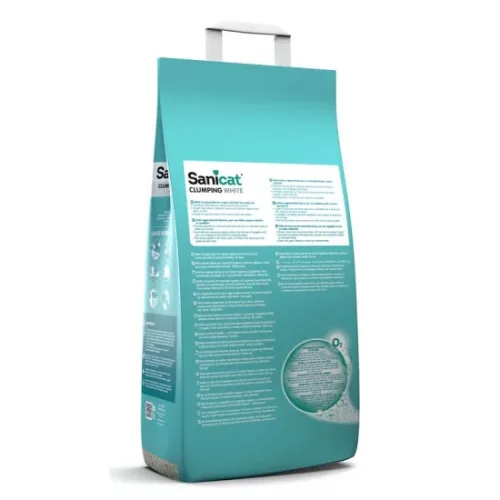 Sanicat macskaalom Clumping White illatment csom bentonit 10l