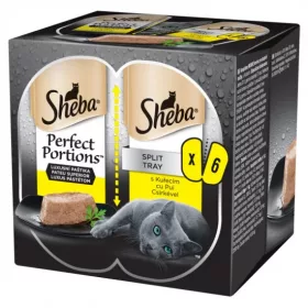 Sheba Perfect Portions Multipack Csirkés 6x37,5g