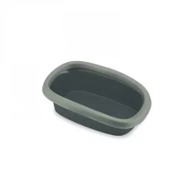   Sprint Macska WC Green Line 43x31x14cm Sötétszürke/szürke