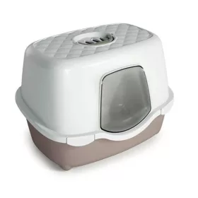   Trés Chic Fedeles Macska Wc 56x39x39cm Fehér/Világosszürke