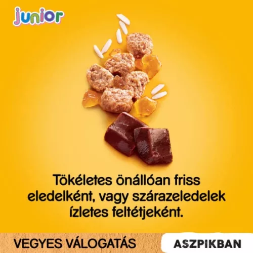 Pedigree alutasak Multipack Junior Csirke & rizs, Marha & rizs 4x100g