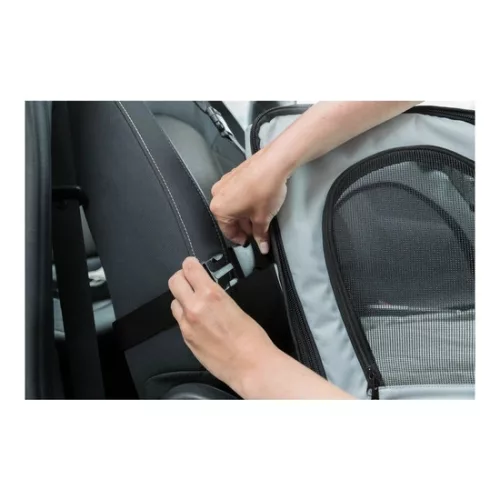 Trixie Autóba utazó táska 44x37x40 Szürke/Fekete