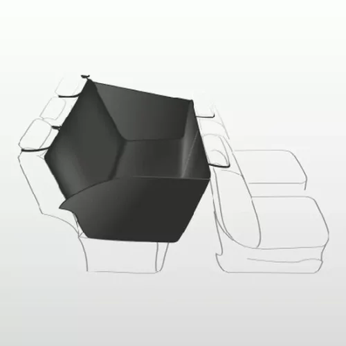 Trixie Védőhuzat autóülésre 1,55x1,3m fekete