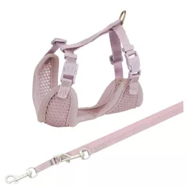   Trixie Junior Puppy Soft Szett Hám+póráz 26–34 cm/10mm 2m világos lila