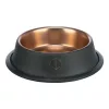 Trixie Tál fém Be Nordic rozsdamentes 0,9l/23cm fekete/bronz