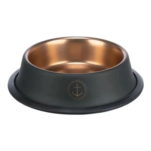 Trixie Tál fém Be Nordic rozsdamentes 0,9l/23cm fekete/bronz
