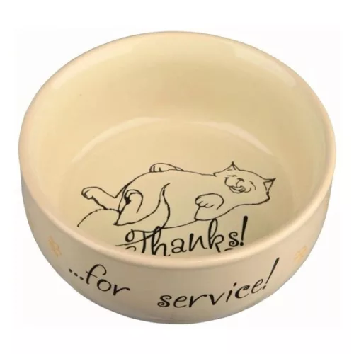 Trixie Thanks For Service kerámia tál 0,3l/11cm