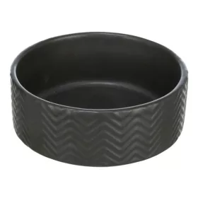 Trixie kerámia tál, 0,4 l/o 13 cm, fekete