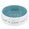 Trixie Pet's Home kerámia tál 0,3l/12cm krém/világos kék