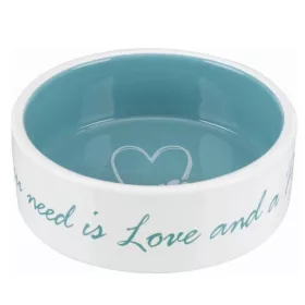   Trixie Pet's Home kerámia tál 0,3l/12cm krém/világos kék