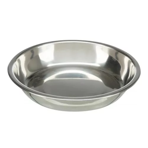 Trixie Tál Fém/Melamin Macskának 0,9L/23cm 2x0,2 l/ 13 cm/27x3x4cm Fehér