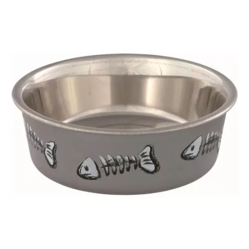 Trixie műanyaggal bevont fém tál 0,25l/12cm