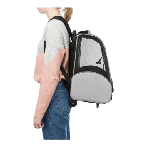 Trixie Szállítótáska Gurulós,Húzható 32x45x25cm szürke