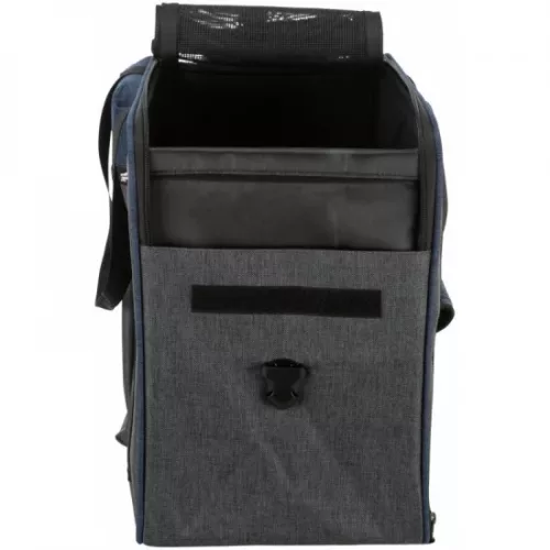 Trixie Szállítótáska Hátizsák 2 in 1 25x38x50cm Szürke/kék