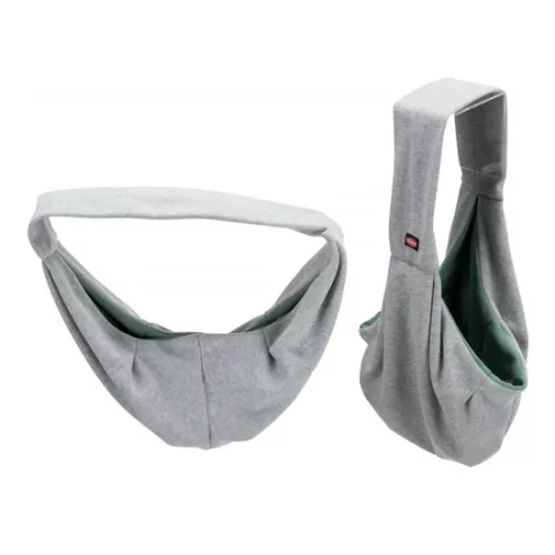 Trixie Szállítótáska Junior Vállpántos 22x20x60cm Világosszürke/Menta