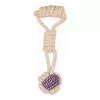 Trixie Játék labda kötélből fogóval 6cm/23cm