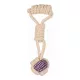 Trixie Játék labda kötélből fogóval 6cm/23cm