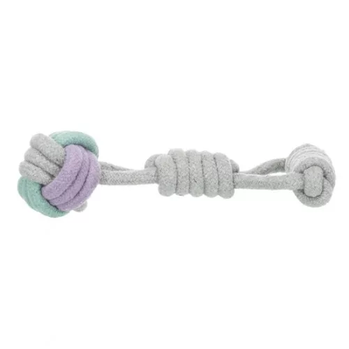 Trixie Játék labda kötélből fogóval 6cm/23cm