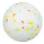 Játék Light & Strong, ugráló labda, EPS, 7,5 cm, fehér/többszínű