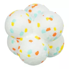   Játék Light & Strong, buboréklabda, EPS, 8 cm, fehér/többszínű