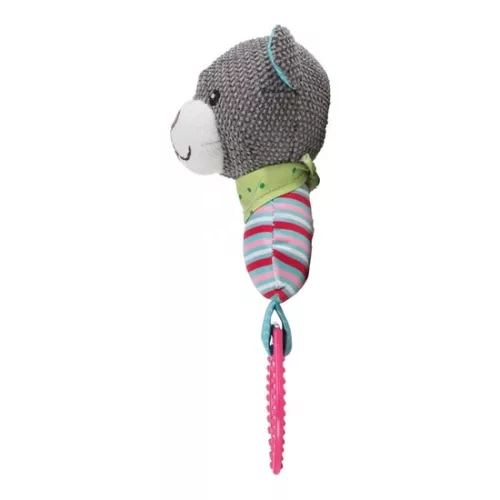 Trixie Játék Junior Szövet Medve Karikával 23cm