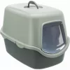 Macska WC Be Eco Vico Fedeles 40x40x56cm Antracit/Szürke-Zöld