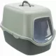 Macska WC Be Eco Vico Fedeles 40x40x56cm Antracit/Szürke-Zöld