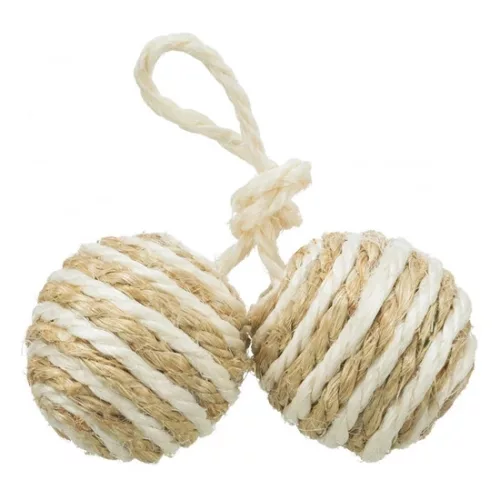 Trixie Játék Duplalabda Fonalból 4,5cm