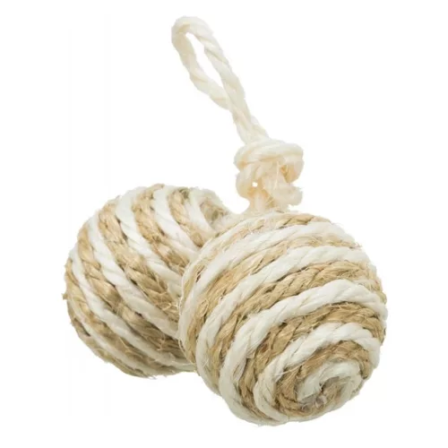 Trixie Játék Duplalabda Fonalból 4,5cm