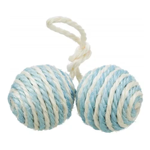 Trixie Játék Duplalabda Fonalból 4,5cm