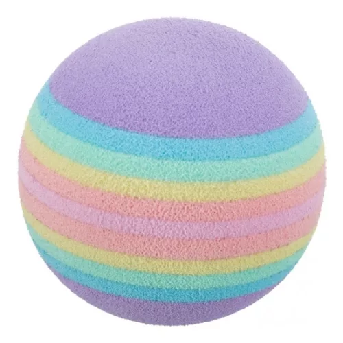 Trixie Játék Labda Szivárvány 4cm 4db/cs