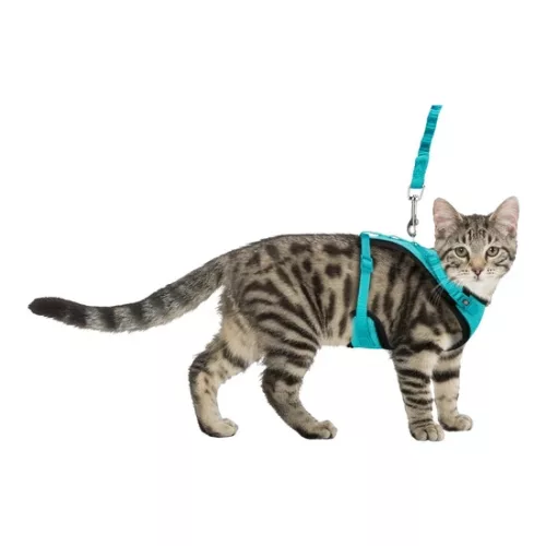 Trixie Hám és Rugalmas Póráz Macskának 39-60cm/10mm, 1m