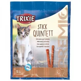 Trixie Jutalomfalat Premio Quadro-Stick Bárány/Pulyka 5x5g